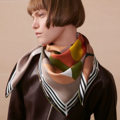 マロン - レディス, スカーフ、ショール＆マフラー, スカーフ＆シルク